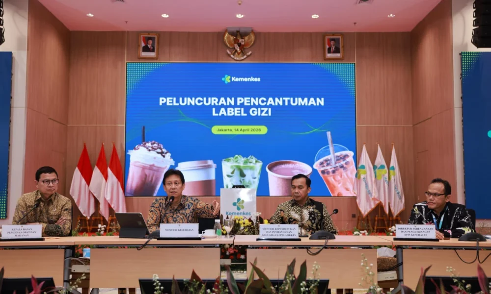 Kemenkes Terbitkan Aturan Nutri Level pada Pangan Siap Saji untuk Cegah Konsumsi Gula Berlebih