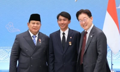 Lawatan ke Korsel, Prabowo Bertemu Sugianto Pekerja WNI yang Selamatkan 7 Lansia dari Kebakaran Hutan