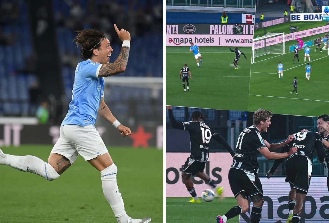 Lazio vs Udinese 3 3 Daniel Maldini Selamatkan Biancocelesti