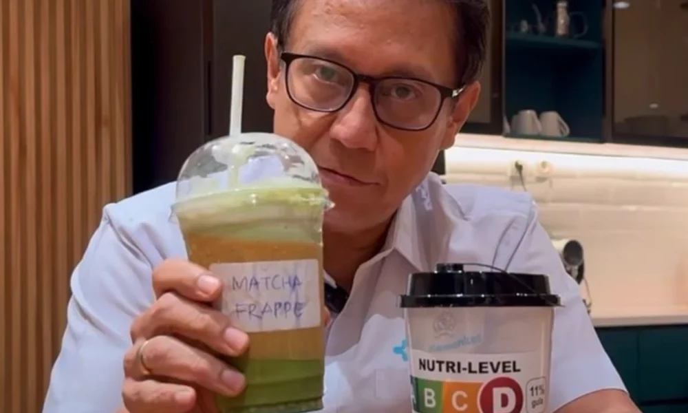Menkes Budi Beberkan Pentingnya Nutri Level pada Minuman Siap Saji
