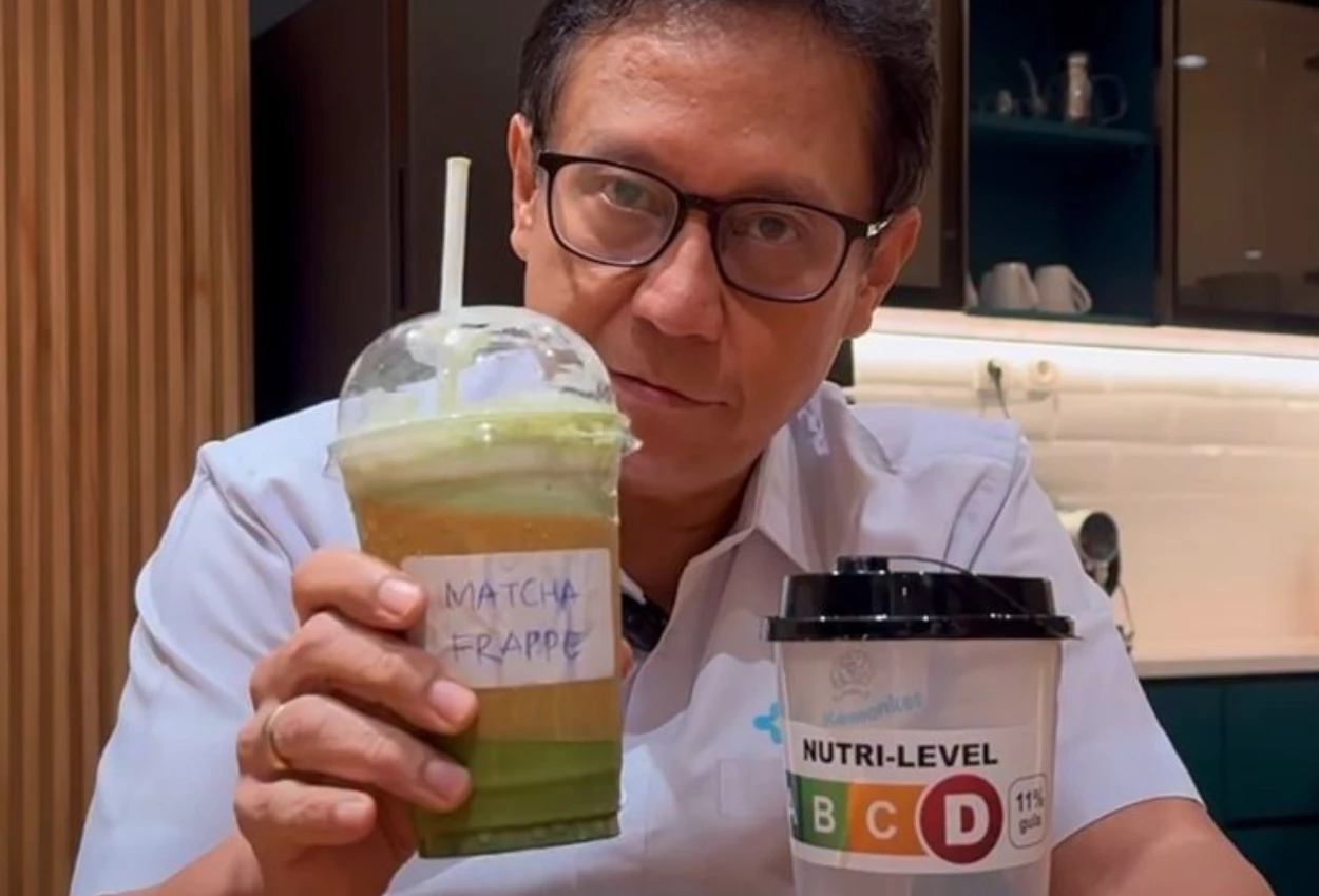 Menkes Budi Beberkan Pentingnya Nutri Level pada Minuman Siap Saji