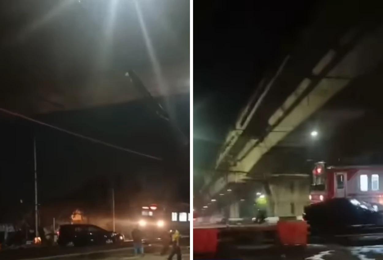 Mobil di Bogor Tertabrak Kereta saat Terobos Perlintasan, Pengemudi Kabur