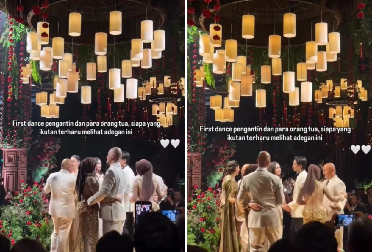 Momen Dansa di Pernikahan El Rumi dan Syifa Hadju, Netizen Salfok dengan Ayah Syifa, Ahmad Dhani dan Irwan Mussry