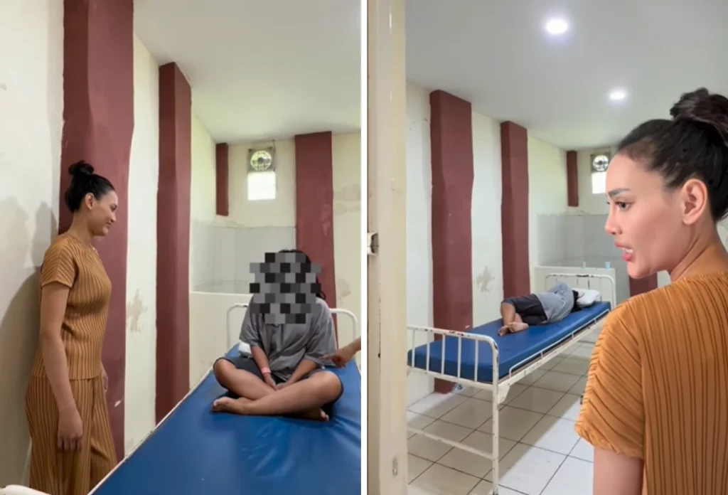 Momen Erika Carlina Kunjungi Rumah Sakit Jiwa, Beri Semangat untuk Para Pasien