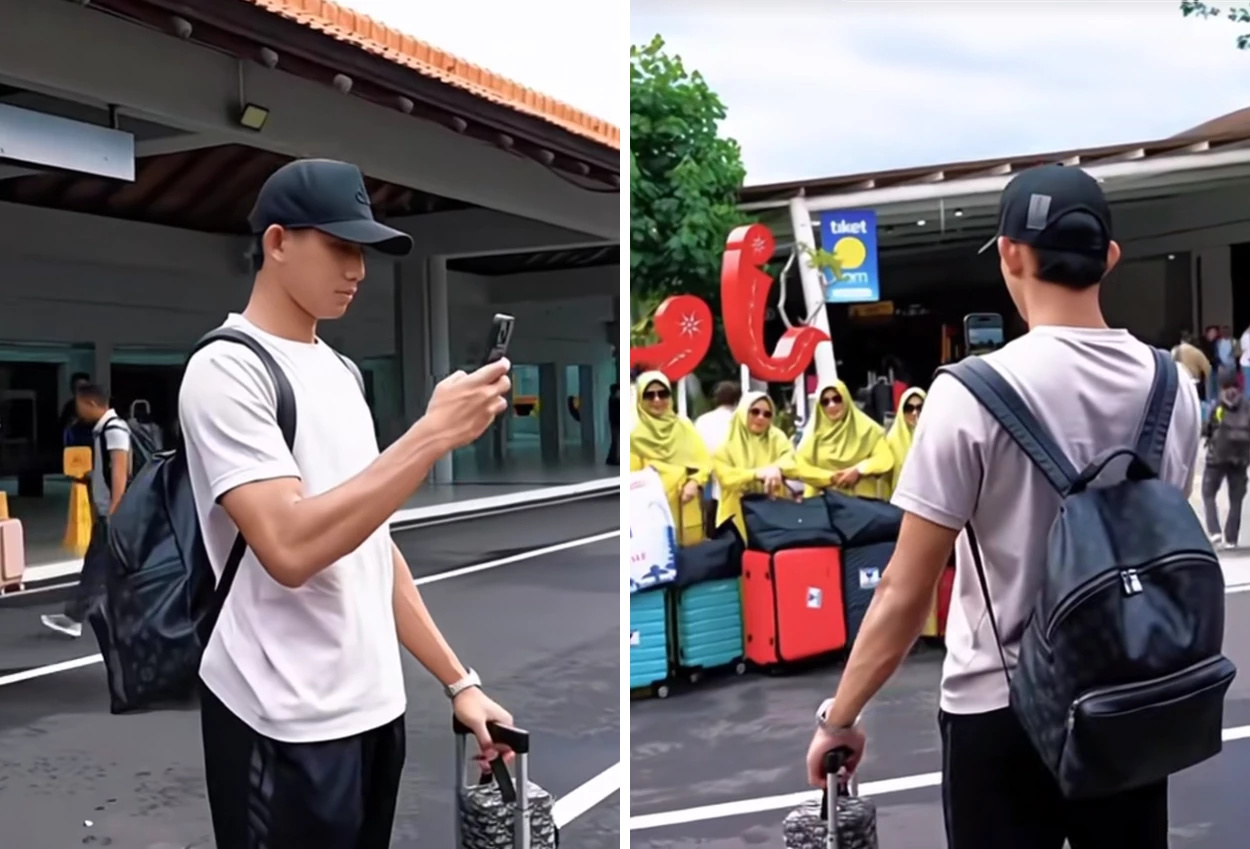 Momen Kocak Rizky Ridho Diminta Fotoin Rombongan Emak Emak