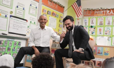 Momen Obama dan Zohran Mamdani Bacakan Cerita dan Nyanyi Bareng Anak anak di New York