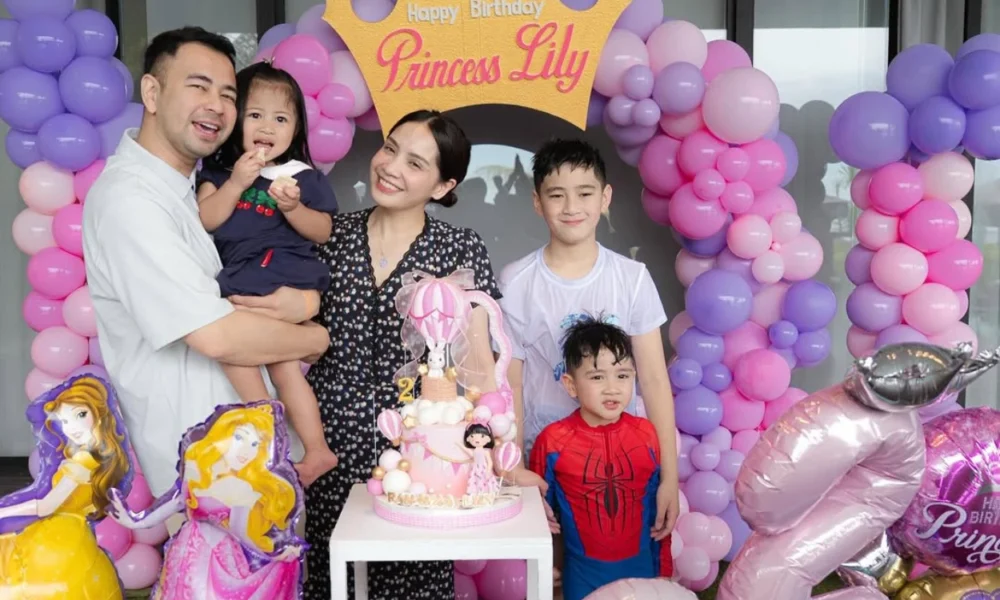 Momen Raffi Ahmad dan Nagita Slavina Rayakan Ulang Tahun Lily yang ke