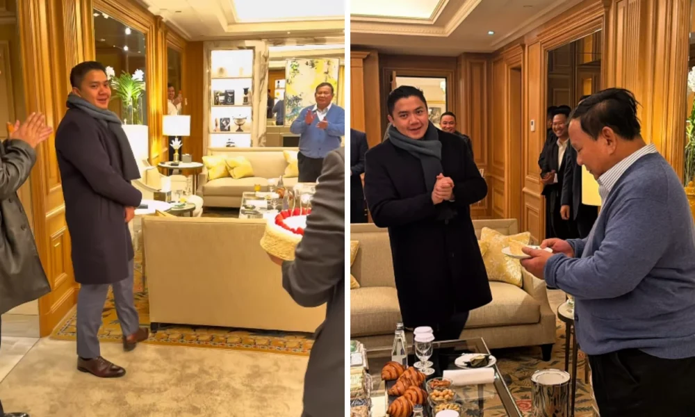 Momen Seskab Teddy Ulang Tahun di Paris, Dapat Surprise dari Prabowo