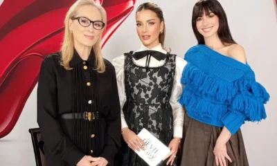 Momen Tasya Farasya Foto Bareng Anna Hathaway dan Meryl Streep, Netizen Gak Kebanting