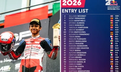 Pembalap 16 Tahun asal Sleman, Kiandra Ramadhipa Wakili Indonesia di Red Bull MotoGP Rookies Cup