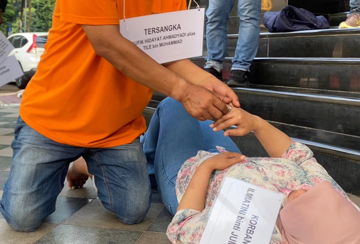 Polisi Gelar Rekonstruksi Pria yang bunuh Mantan Istri di Tangsel, Total 38 Adegan Diperagakan