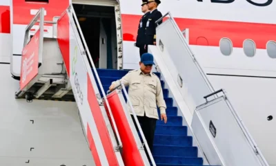 Prabowo Tiba di RI usai Lawatan ke Rusia dan Prancis