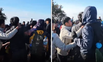 Rebutan Spot Foto, Pendaki Baku Hantam di Puncak Lawu