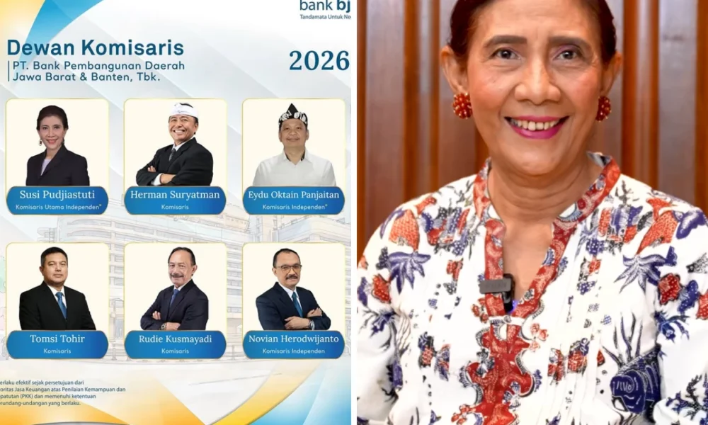 Sah! Susi Pudjiastuti jadi Komisaris Utama Independen Bank BJB