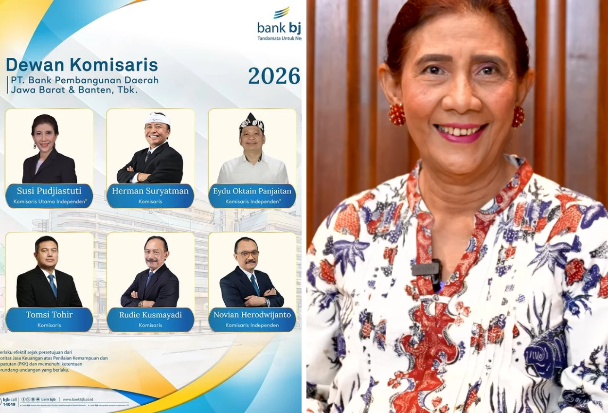 Sah! Susi Pudjiastuti jadi Komisaris Utama Independen Bank BJB