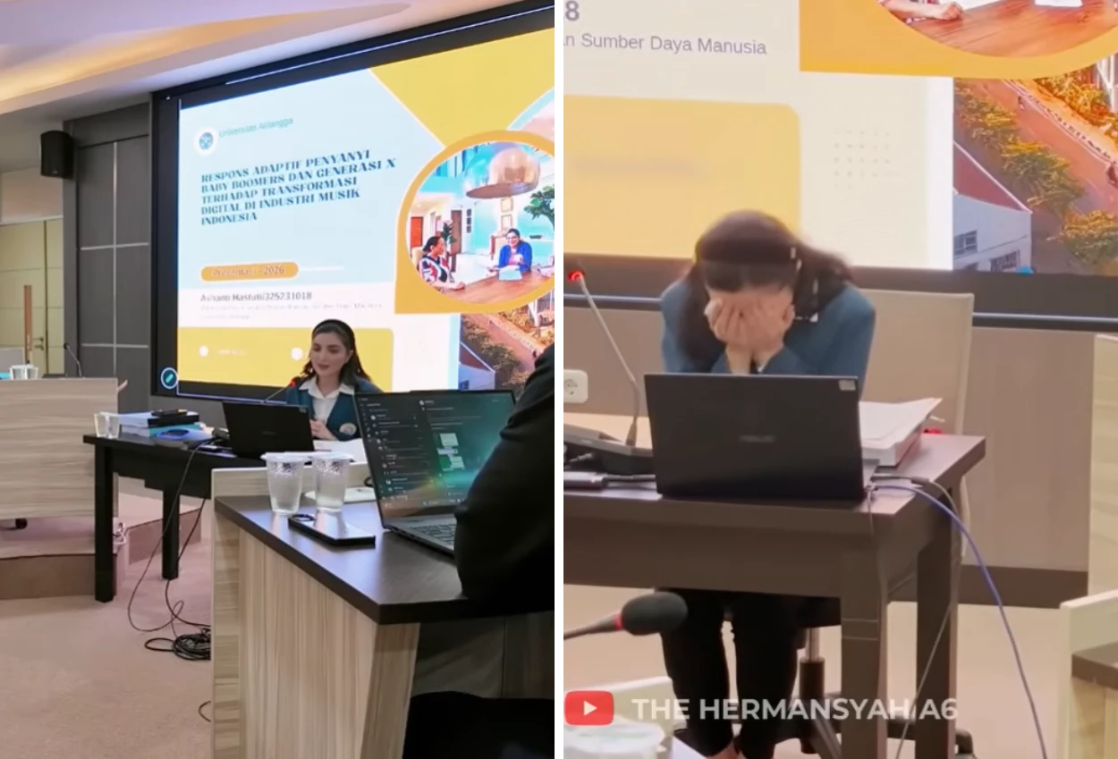 Tangis Haru Ashanty Pecah saat Dinyatakan Lulus S3 UNAIR