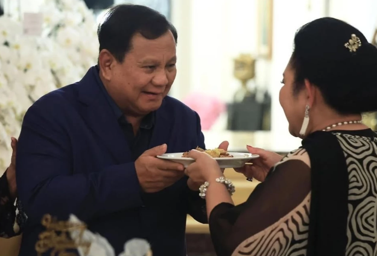 Unggah Foto Syukuran Ulang Tahun Titiek Soeharto, Prabowo Semoga Membawa Kebahagiaan