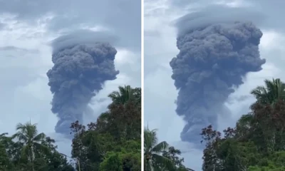 Usai Diguncang Gempa M 7,6, Gunung Dukono di Maluku Utara Erupsi