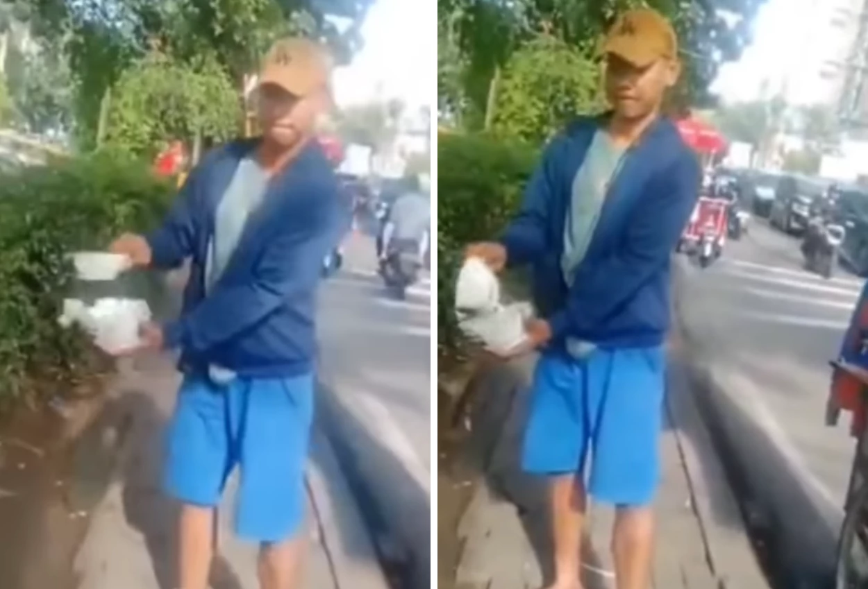 Viral! Preman Palak Tukang Bubur Rp300 Ribu Ditangkap Polisi, Ternyata Positif Narkoba