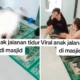 Viral! Sejoli Pasangan Sejoli Tidur dan Berpelukan di Masjid, Berujung Disiram Warga dengan Air