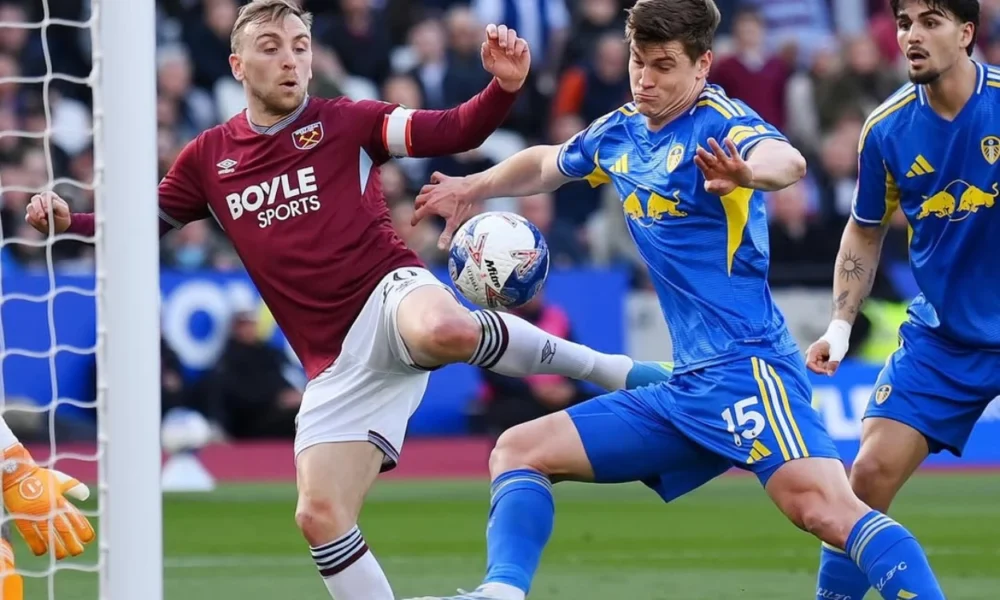 West Ham vs Leeds United 2 2 The Whites Lolos ke Semifinal FA Cup
