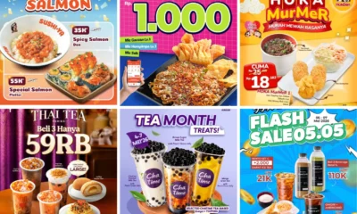 15 Promo Makanan dan Minuman Mei 2026, Diskon Gila Gilaan!