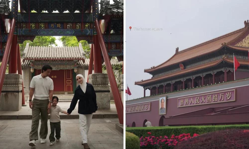7 Potret Harmonis Nikita Willy dan Indra Priawan saat Liburan ke China