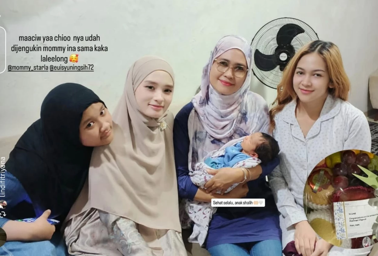 Akrab Banget! Ini Potret Inara Rusli Jenguk Anak Virgoun dan Lindi Fitriyana
