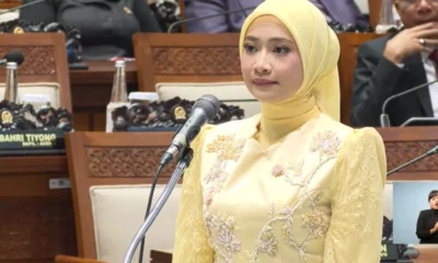 Anak Adies Kadir, Adela Kanasya Resmi Dilantik jadi Anggota DPR RI