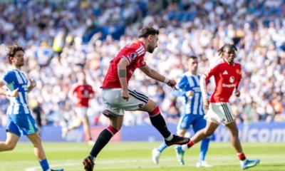 Brighton vs Man Utd 0 3 Setan Merah Tutup Akhir Musim dengan Rekor Assist Bruno Fernandes