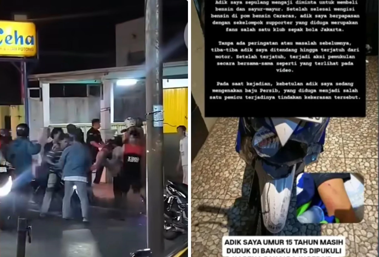 Buntut Duel Panas Persib vs Persija, Remaja 15 Tahun Dikeroyok di Kuningan