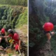 Momen Wendy Walters Menembus Gua Jomblang dengan Kedalaman 97 Meter