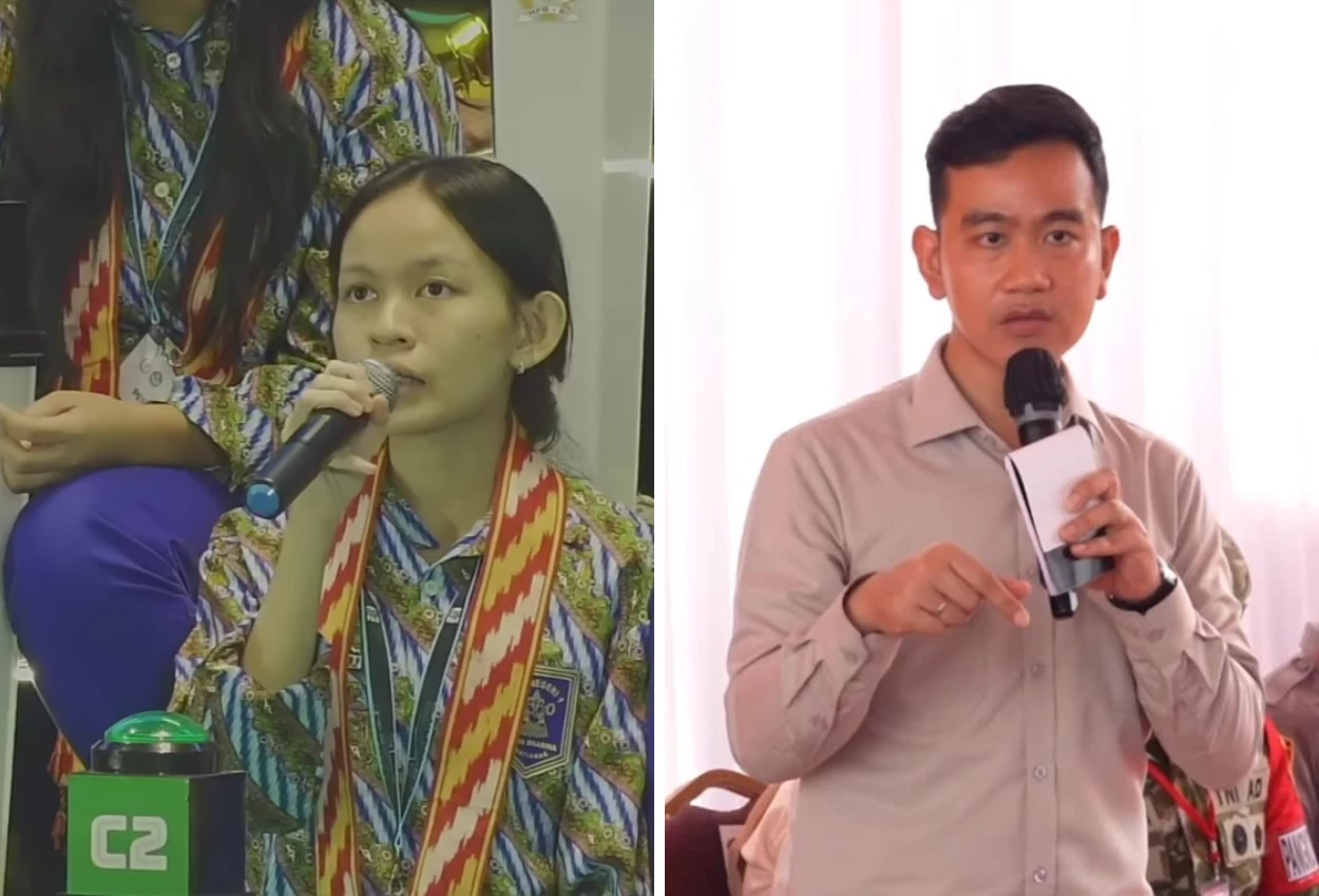 Gibran Bertemu dengan Peserta Cerdas Cermat MPR, Beri Motivasi dan Tips Debat