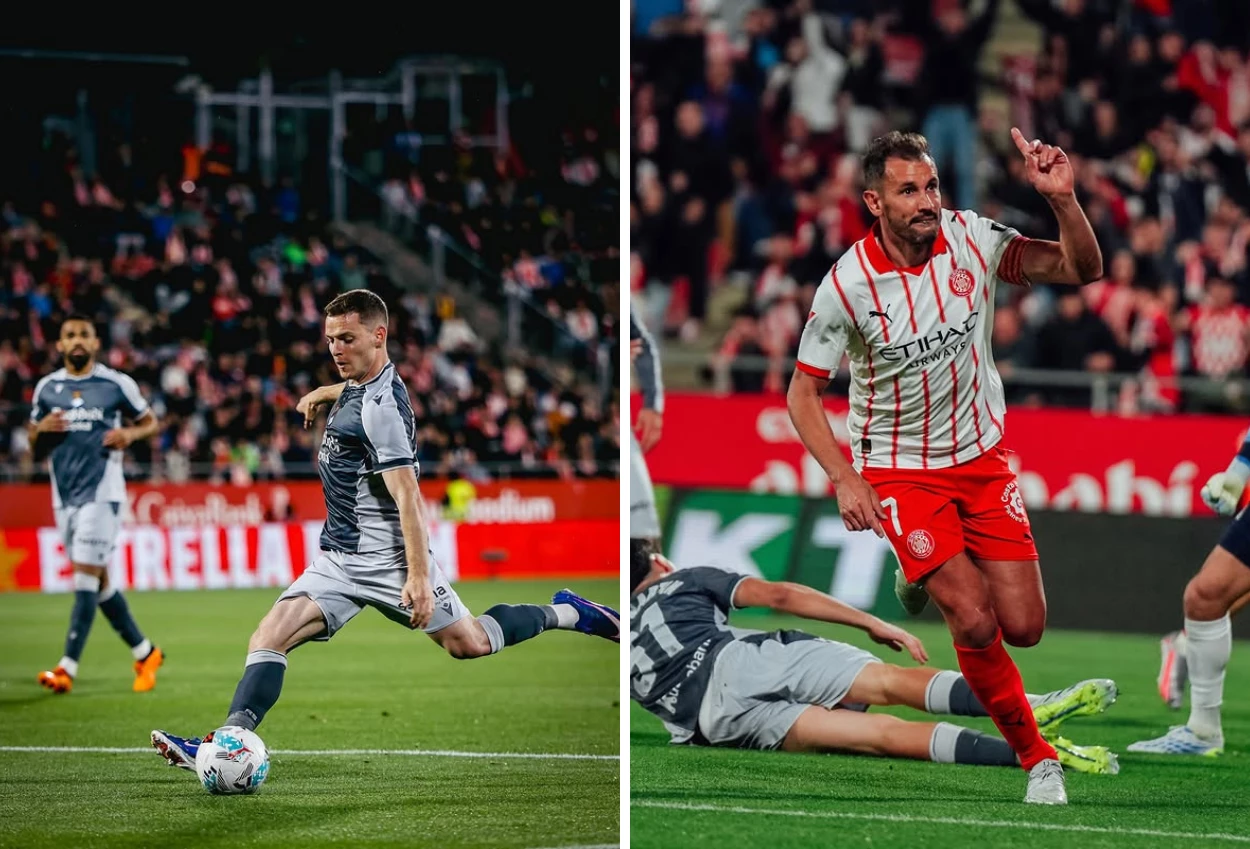 Girona vs Real Sociedad 1 1 Gol Cristhian Stuani Bawa Blanquivermells Menjauh dari Zona Degradasi