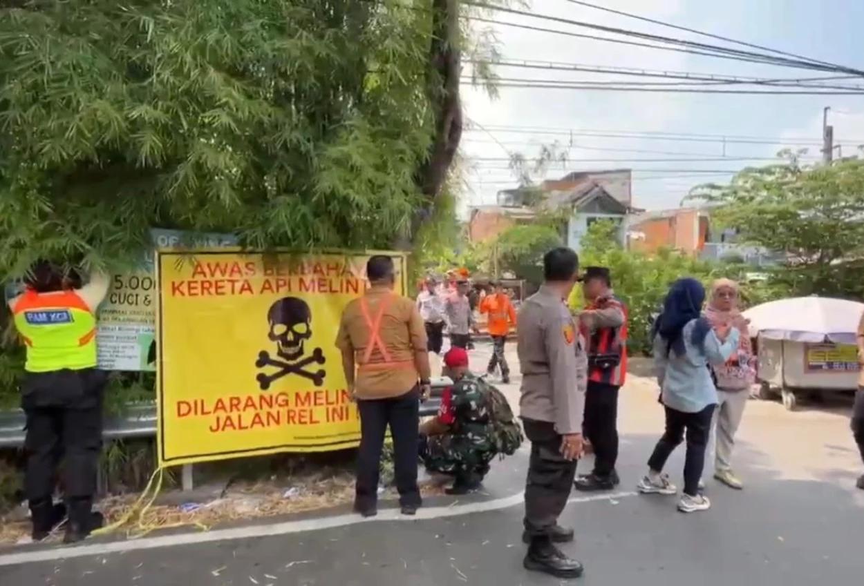 KAI bakal Tutup 11 Perlintasan Liar Tanpa Palang di Sepanjang Jalur Cawang Tebet
