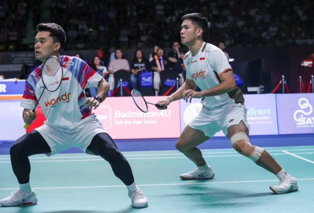 Leo Rolly Cornando dan Daniel Marthin di Thailand Open