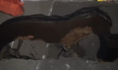 Lubang Besar di Jalan Lenteng Agung Viral, Pemotor Terperosok saat Melintas