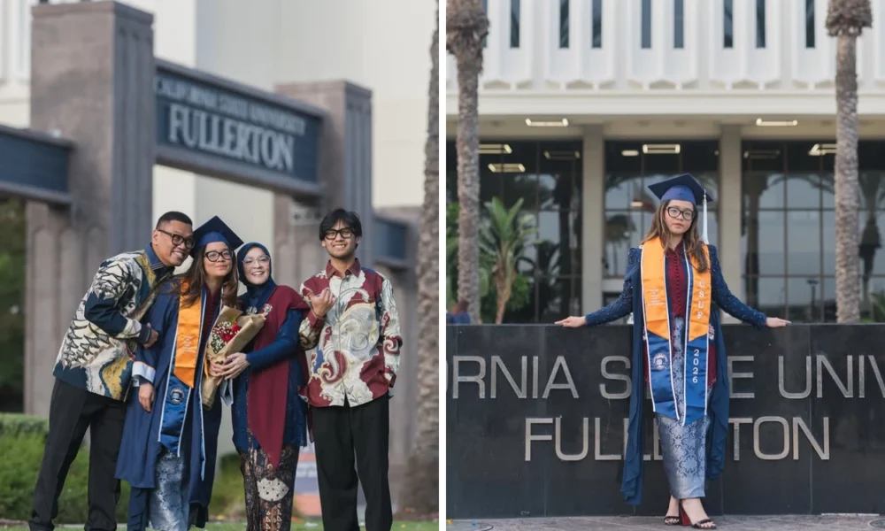Momen Cinta Kuya Wisuda di Kampus AS, Resmi Sandang Gelar Sarjana Psikologi