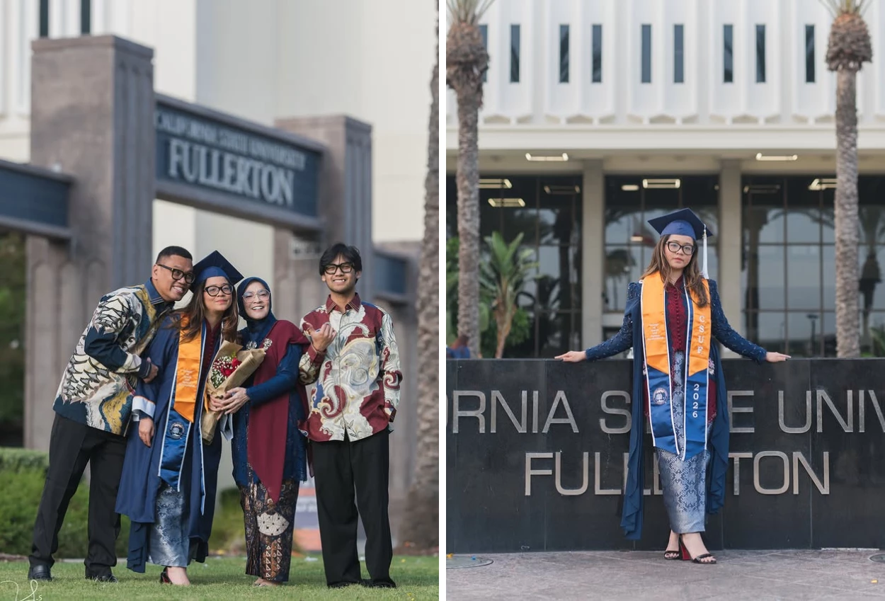 Momen Cinta Kuya Wisuda di Kampus AS, Resmi Sandang Gelar Sarjana Psikologi