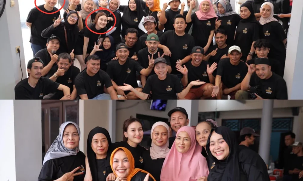 Momen Kevin Gusnadi Ikut jadi Panitia Kurban di Rumah Ayu Ting Ting