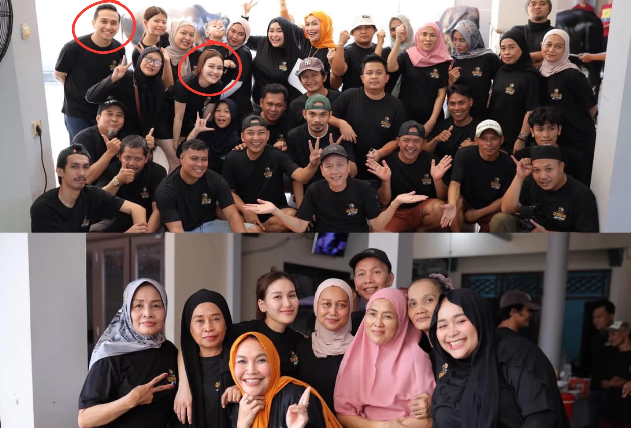 Momen Kevin Gusnadi Ikut jadi Panitia Kurban di Rumah Ayu Ting Ting
