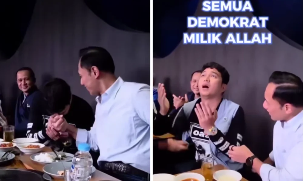 Momen Kocak Aldi Taher Ketemu AHY Semua Demokrat Milik Allah