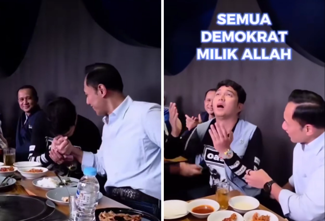 Momen Kocak Aldi Taher Ketemu AHY Semua Demokrat Milik Allah