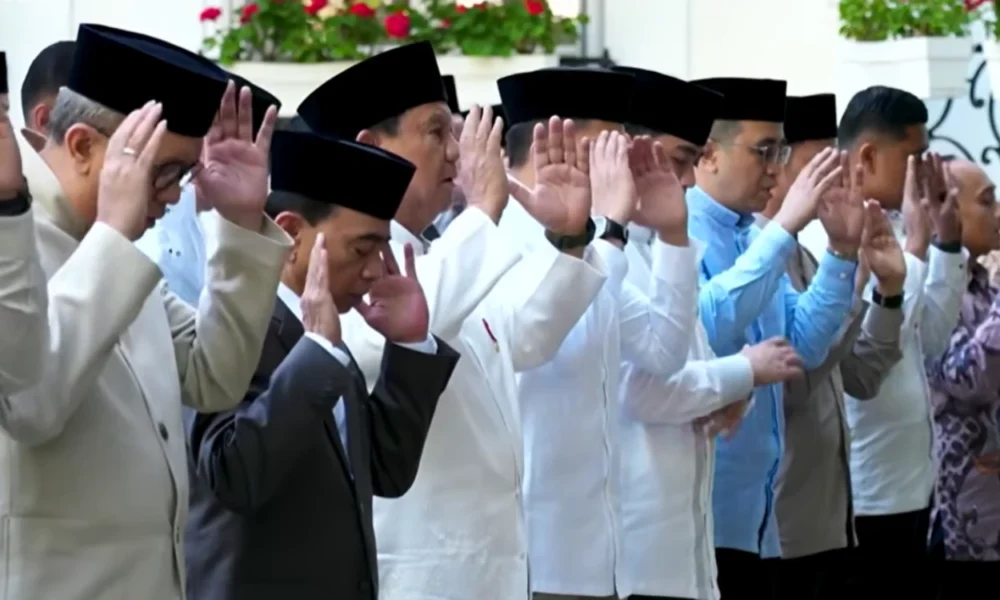 Momen Prabowo Salat Iduladha bersama Diaspora Indonesia di Paris