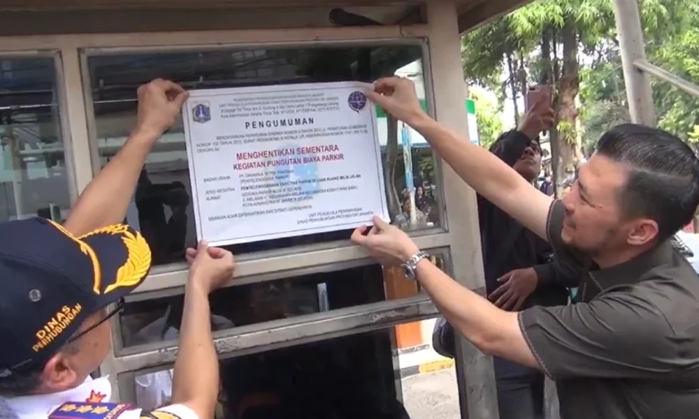 Operator Parkir Ilegal di Blok M Disegel, Raup Untung hingga Rp50 Miliar