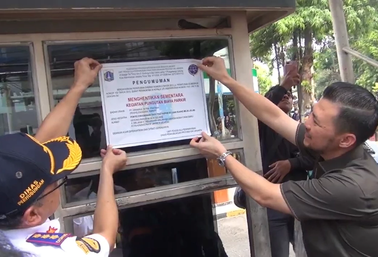 Operator Parkir Ilegal di Blok M Disegel, Raup Untung hingga Rp50 Miliar