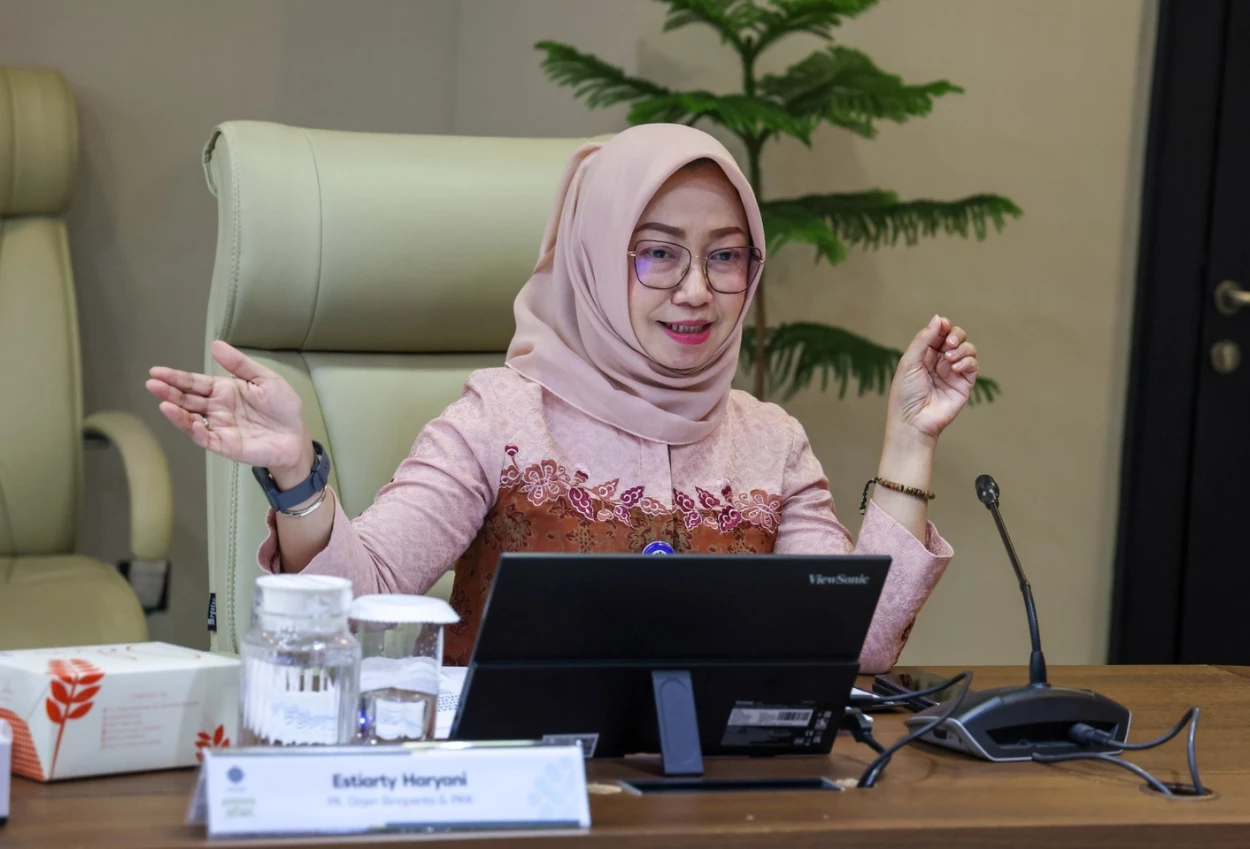 Pelaksana Tugas (Plt) Direktur Jenderal Pembinaan Penempatan Tenaga Kerja dan Perluasan Kesempatan Kerja (Binapenta dan PKK) Kemnaker, Estiarty Haryani