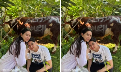 Potret Alyssa Daguise dan Al Ghazali Kurban Sapi bersama Baby Soleil