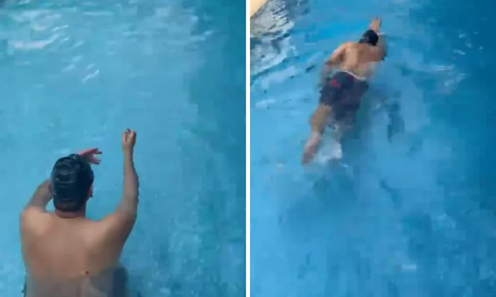 Sempat Diisukan Sakit, Purbaya Pamer Momen lagi Berenang