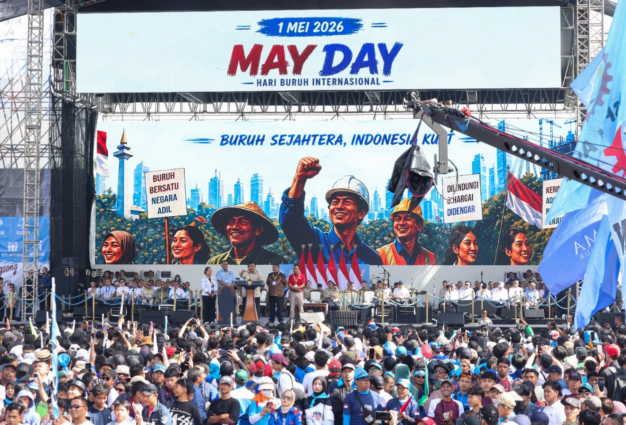 Serangkaian Kado Prabowo di Perayaan Hari Buruh Internasional
